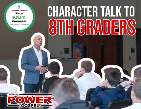 POWER MESSAGE SPECIAL #41: Character Talk #1 to 8th Graders